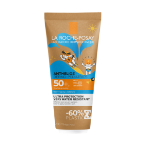 Anthelios Dermo-pediatrics детский солнцезащитный гель с технологией нанесения на влажную кожу для лица и тела spf 50+
