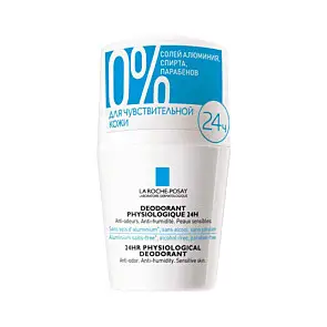 Физиологические дезодоранты Роликовый дезодорант 24 ч защиты