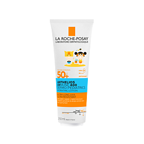 ANTHELIOS UVMUNE400 Dermo-pediatrics Солнцезащитное детское увлажняющее молочко для лица и тела SPF 50+ / PPD 26