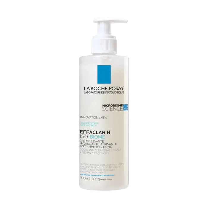 Effaclar H Iso-Biome Успокаивающий очищающий крем-гель против несовершенств 390 мл