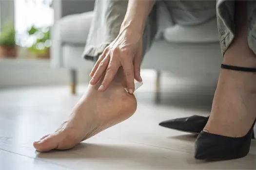 Как скорректировать мозоль и смягчить кожу стоп